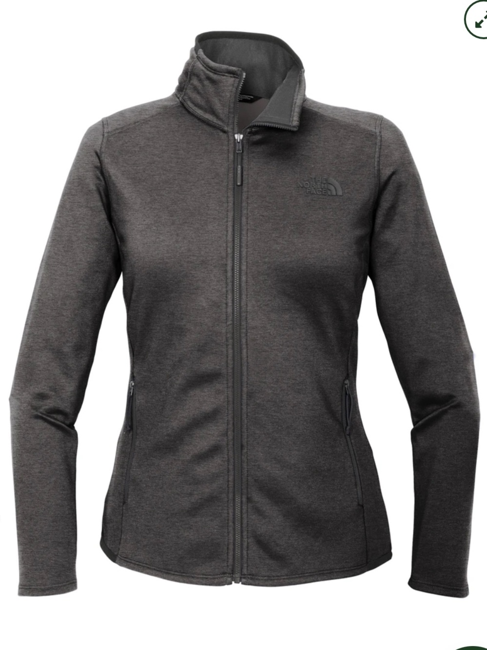 The North Face Women's Full-Zip Jacket - Charcoal Gray